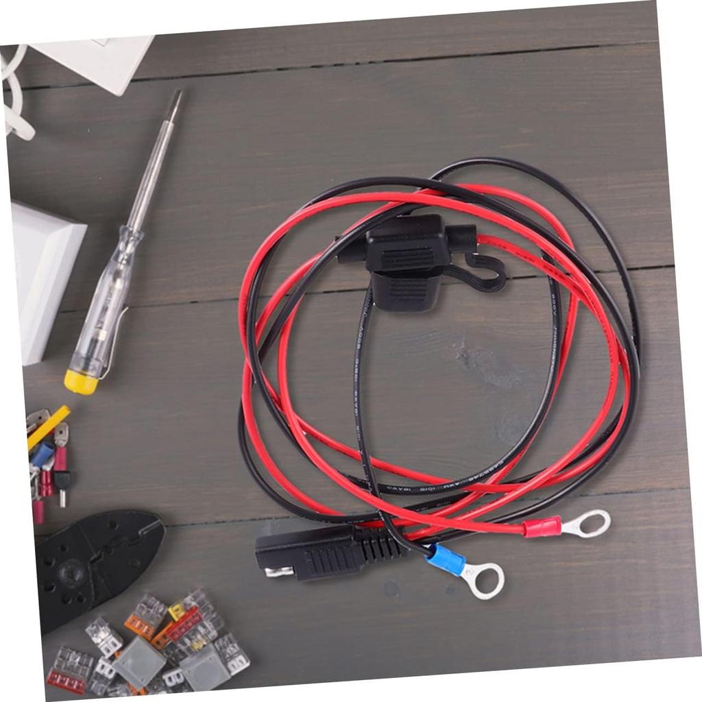Cavo SAE Doppio Cavo di Estensione USB Doppia Interfaccia SAE Cavo Cavi Batteria Cablaggio Terminale Cavo di Estensione SAE Cavo Caricabatterie ABS per Moto