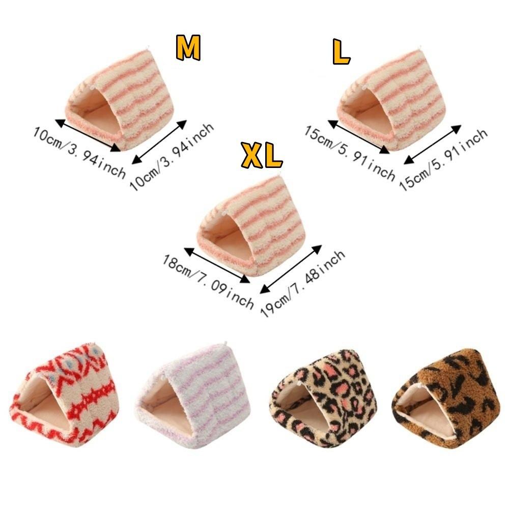 Thickened Warm Parrot Hammock Cave Cold-proof Pet Cotton Hut Winter Hamster Nest Cage Accessories