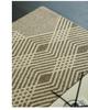 Nordic Style Dustproof Entrance Mat: Double-Layer Woven Polypropylene, Wear-Resistant, Sand-Scraper Hallway Floor Mat.