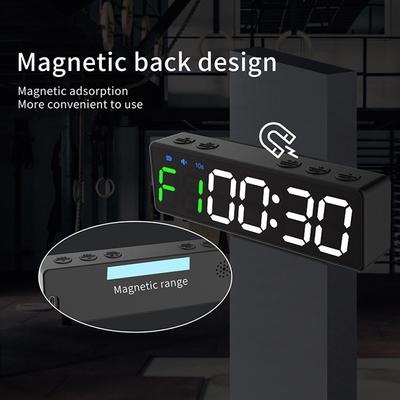 Mini minuterie de gymnastique, chronomètre Rechargeable, compte à rebours/horloge Portable avec dos magnétique pour la salle de sport à domicile