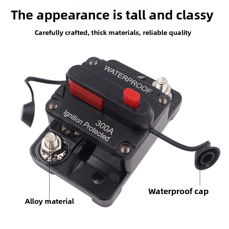 Automobile Yacht RV Circuit Breaker Automatic Circuit Breaker Protection Recoverable Circuit Breaker Fuse Seat Circuit Protector