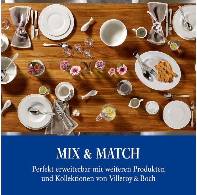 Villeroy & Boch Twist White Plate Set, 12 Pieces (1013807611)