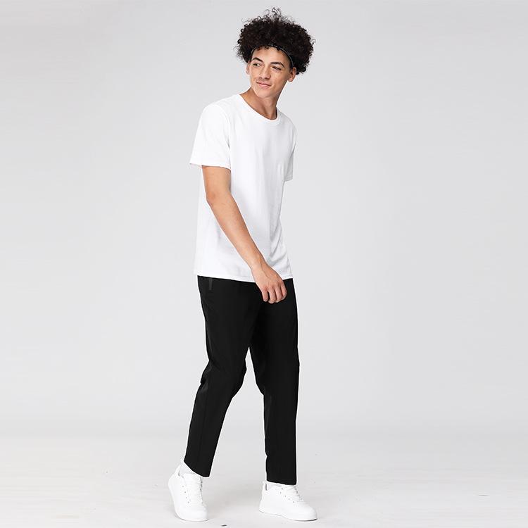 

250 г Брюки прямого кроя из мягкого эластичного материала - Повседневные, однотонные для бега на открытом воздухе, тренировок и фитнеса с эластичным поясом XS чёрный