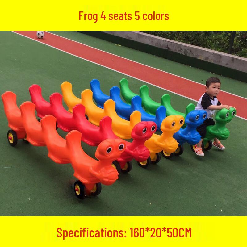 Kindergarten Multi-Person Frog Team Vehicle