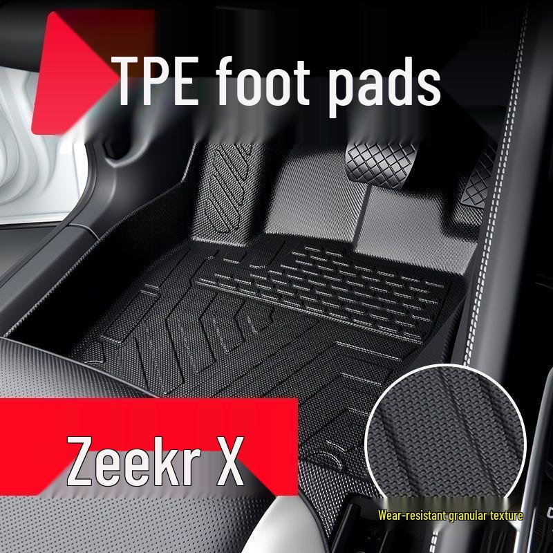 Zeekr X TPE Floor Mats: Full Coverage for 2023-2025 Four/ Five-Seater Models