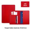 Multi-Card Slot Leather Passport Protection Book: PU Leather Multi-Functional Travel Passport Holder
