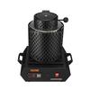 Four de fusion de l'or, 1350 W, Température maximale de 1150 °C, Four de fusion électrique numérique avec creusets en céramique de 1 kg et 3 kg, Pinces à creuset, et
