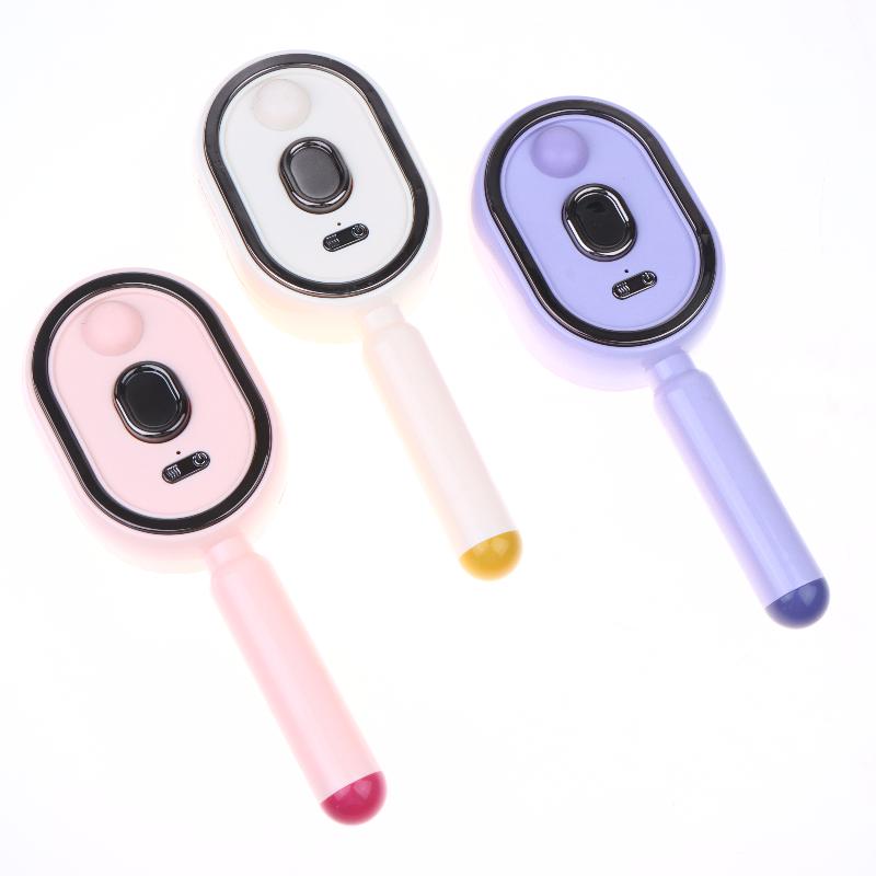 Electric Spray Hair Brush 2-In-1 Misting Hair Brush With Water Spray Reduce Frizz Anti-Static Retractable Steam Massage Comb