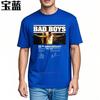 Unisex T Shirts Black Cheap Tshirt Bad Boys Movie Poster Print Short Sleeve Unisex Tshirt Trendy Cheap Tshirt Graphic
