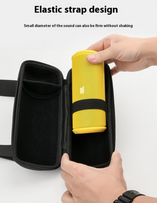 Travel Organizer Case with Shoulder Strap for JBL Flip 7/Flip 6/Flip 5/UE BOOM 3/Beats Pill+ Bluetooth Speakers, Protective Carrying Case