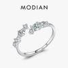 Nowy Minimalistyczny Pierścionek ze Srebra Próby 925 z Bezbarwną Cyrkonią Stackable Ring Dla Kobiet Pierścionek Rocznicowy Ślubny Prosta Delikatna Biżuteria