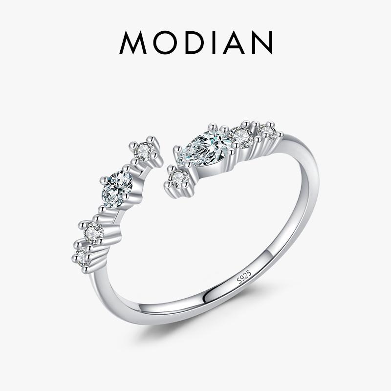 

New 925 Sterling Silver Minimalist Clear Zirconia Stackable Ring For Women Anniversary Wedding Band Simple Fine Jewelry 5