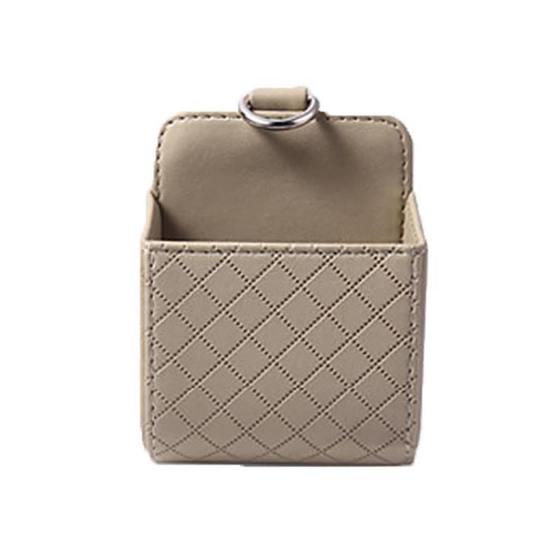 SCIONE Car Air Outlet Mobile Phone Storage Bag Air Conditioning Multifunctional Car Storage Box Car Lambskin Air Outlet Storage Hanging Bag