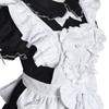 Cute Lolita Bunny Maid Cosplay Dress - Black & White