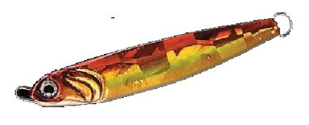 Megabass Metal Jig Lure SPIRAL FALL G Akakin METAL-X (50g)
