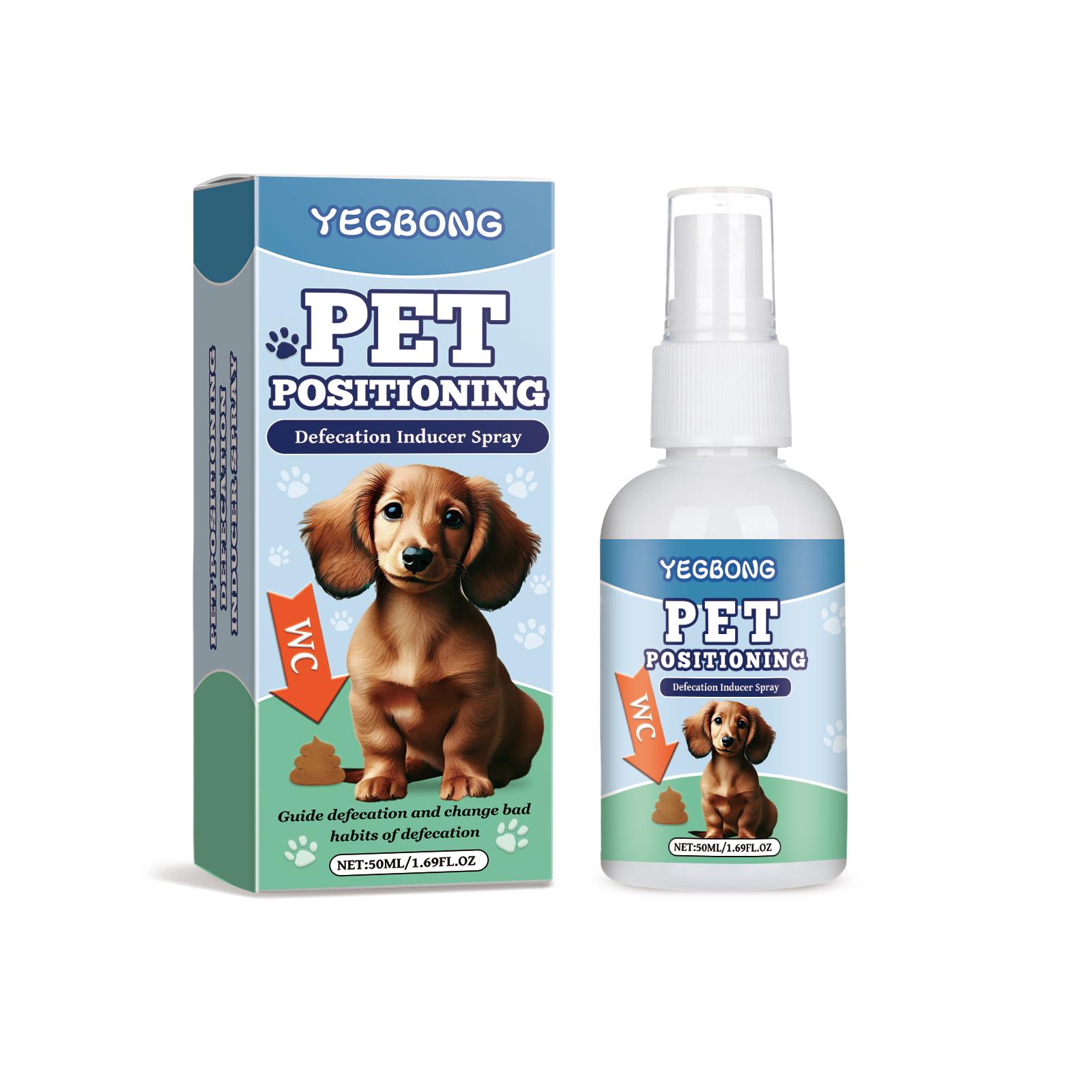 Yegbong Pet Training Potty Training Spray 50ml Pet Defecation Positioning Spray Defecation Inducer Cat Dog Toilet