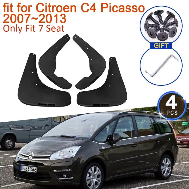 

4X Брызговики Для Citroen C4 Picasso 7 Мест 2007~2013 2012 2011 2009 2006 Аксессуары Брызговики Защита от Грязи и Брызг Передние Колеса