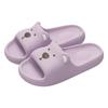 Cute Bear Women Home slippers Thick Bottom Soft Beach Slides Fashion Comfortable Non-slip Slippers Cartoon Lightweight Men Bathroom Slippers
