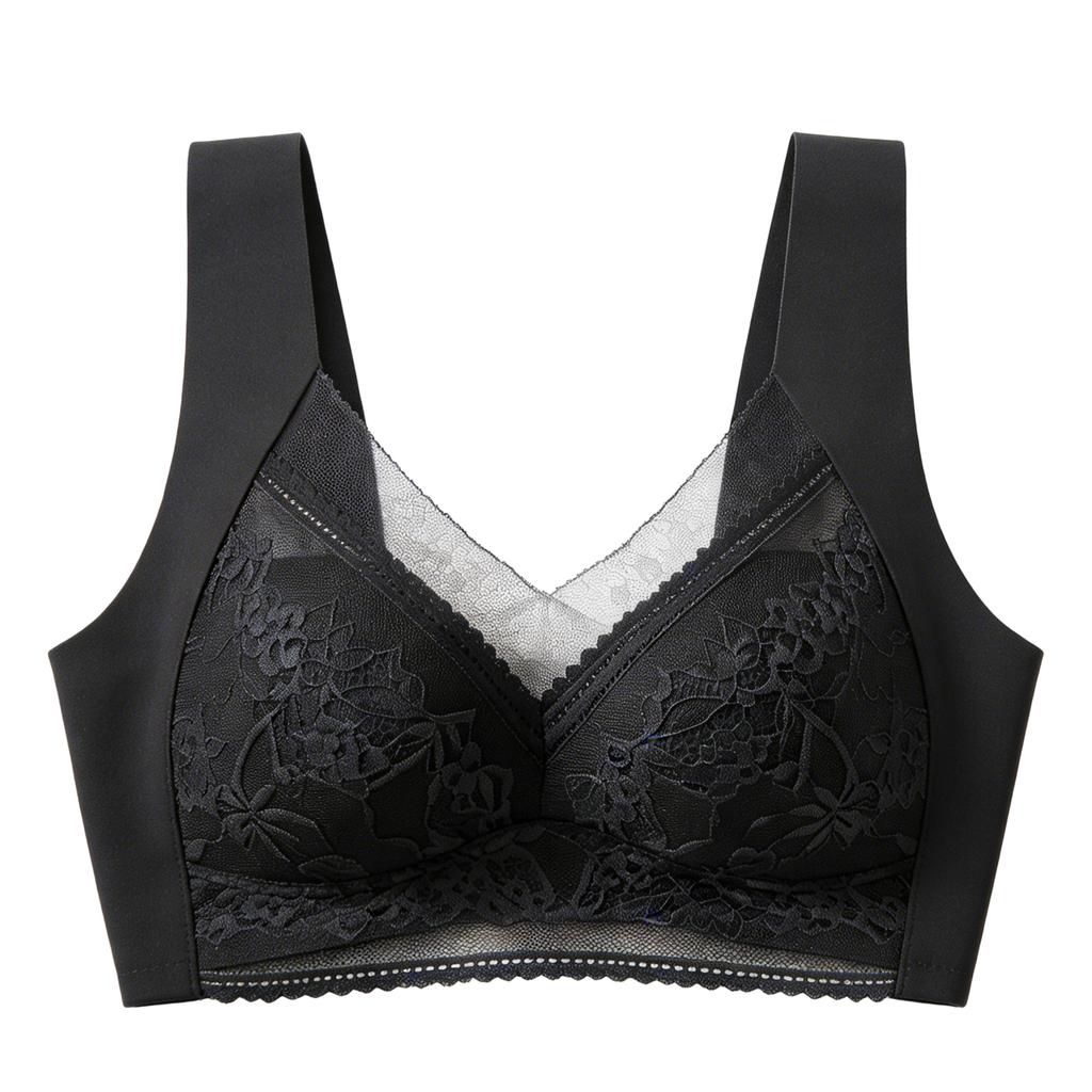 Zeriluna Wireless Lace Bra Fashionable and Simple Lace Design, Breathable, Comfortable, Skin-friendly, Multi-color Underwear