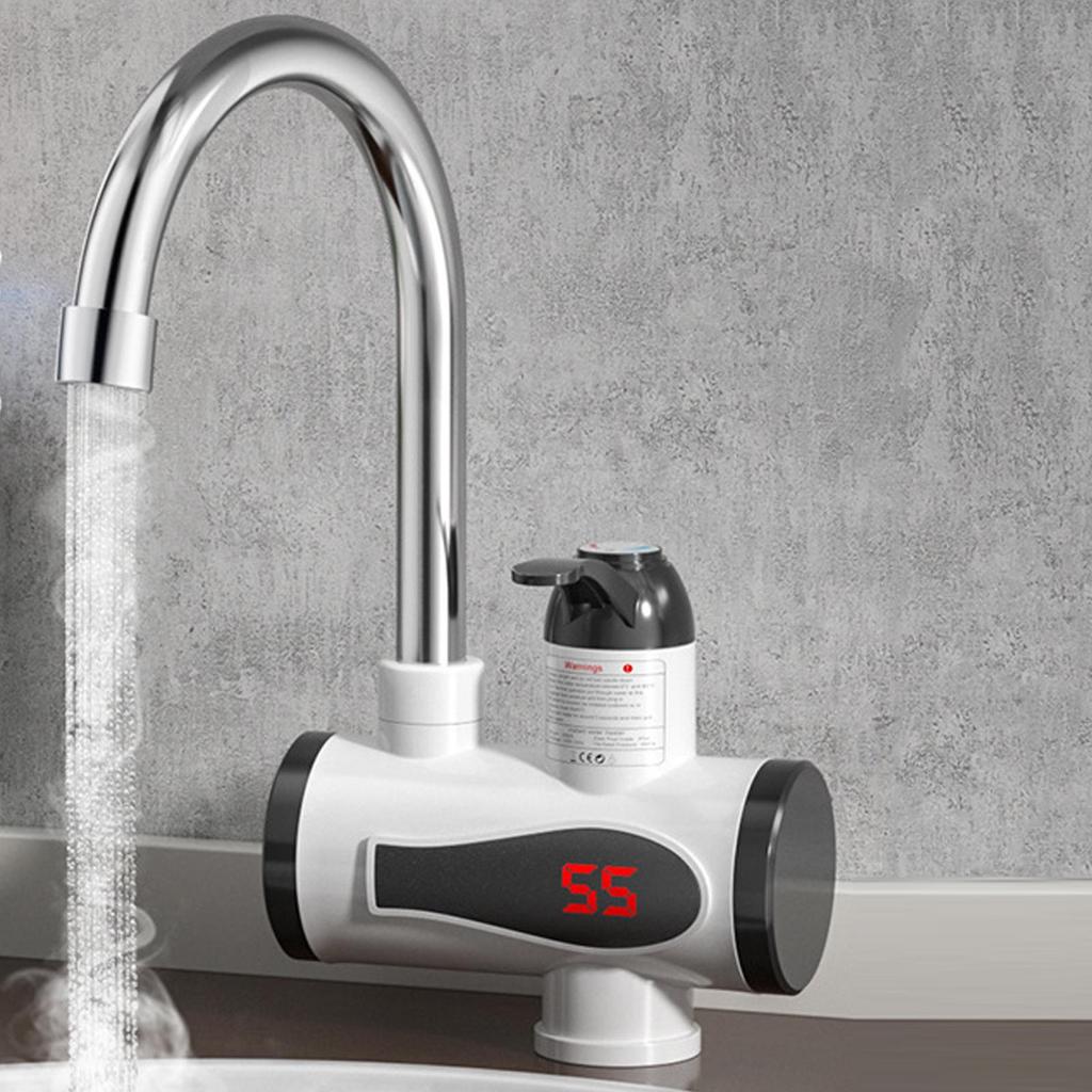 Elektrikli Hızlı Isıtma Musluğu Banyo Mutfak Bar için Taşınabilir Su Isıtıcı
