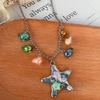 Dreamy Retro Ocean Star Pendant Necklace Niche Personality Neckwear Long Collarbone Chain Fashionable Light Luxury