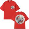 Japanese Koi Carp Fish Sakura Art Tokyo Style T Shirt Unisex Women Fashion Harajuku Vintage Tshirt Oversized Cotton Casual Tees