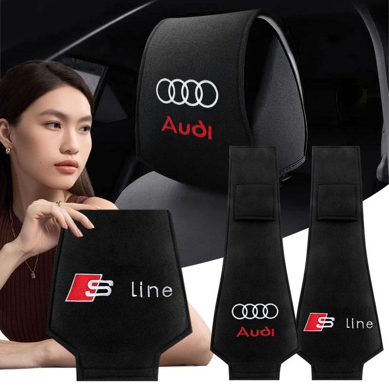 Car Seat Back Headrest Pillow Storage Bag Dustproof Cover For For Audi A4L A6L A3 A4 TT Q3 Q5 Q7 A5 A7 S3 S4 S5 S6 S8 RS3 RS4 RS5 RS6