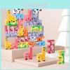 Wooden Animal Stacking Blocks For Kids Creative Balance Educational Toy