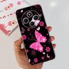 For Xiaomi Redmi 14C Case Cute Cat Butterfly Painted Cover Clear Silicone Soft TPU Phone Case For Xiaomi Redmi 14C Redmi14C Bags