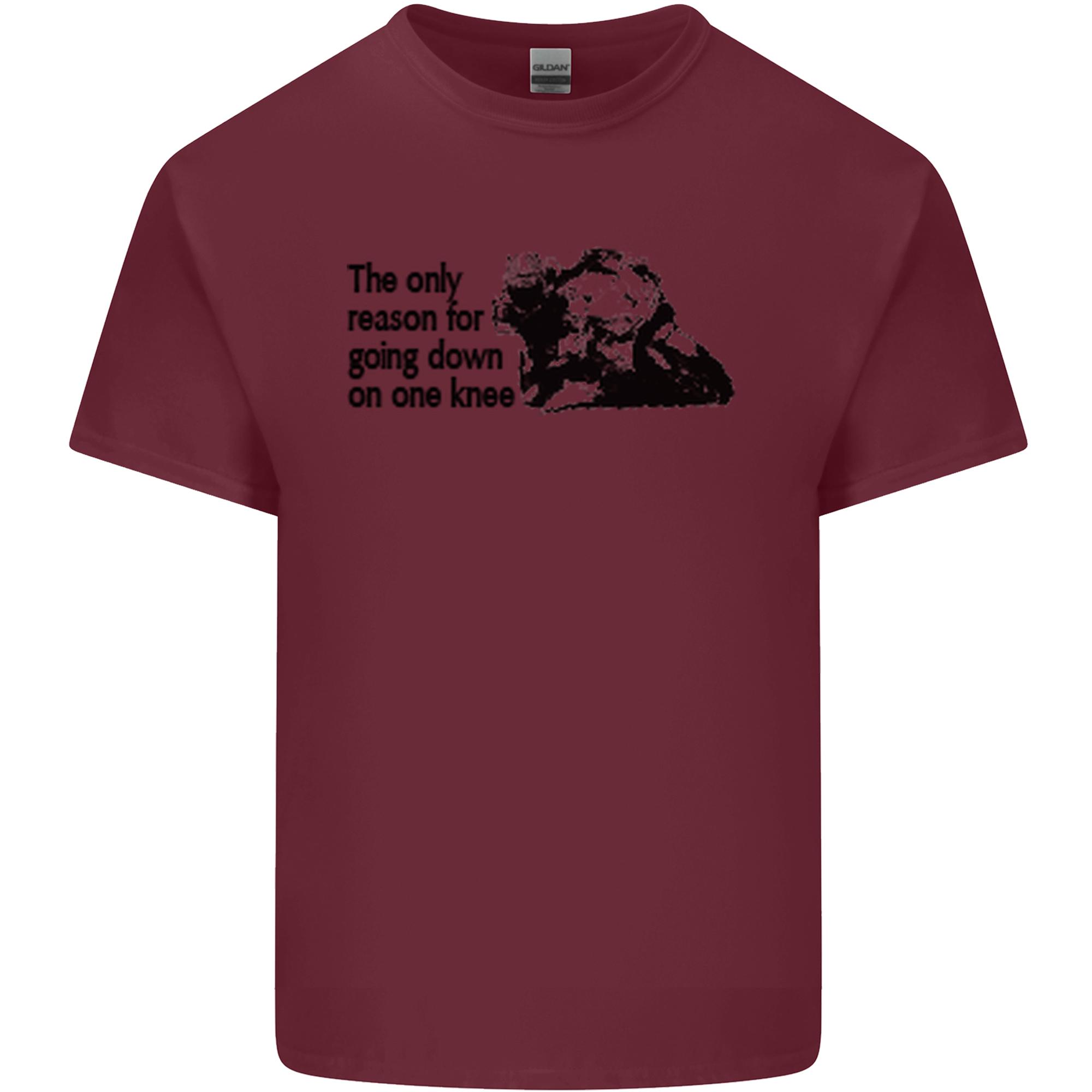 Biker Going Down on One Knee Motorcycle Unisexs Light Cotton TShirt S