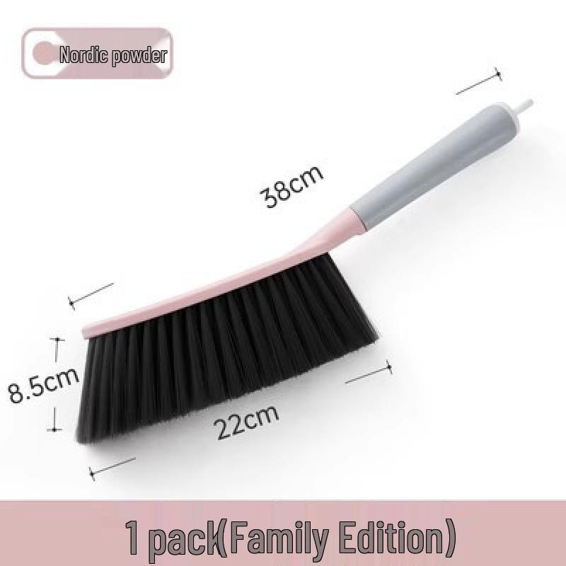 Gentle Bristle Bed & Sofa Cleaning Brush with Long Handle