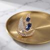 Bootsabzeichen Strass Segelboot Brosche Kristall Herren Brosche Persönlichkeit Anzug Reversnadel Geschenk