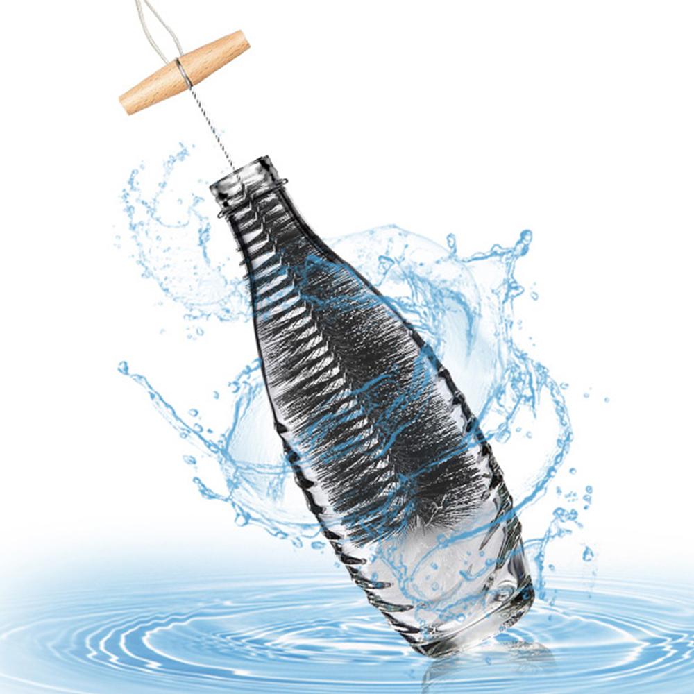31cm Bottle Brush for SodaStream Crystal Glass Bottles(Black)