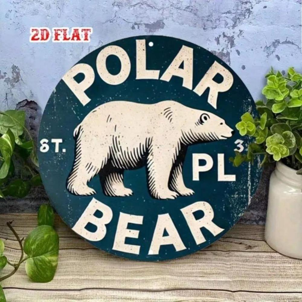 Unique Flat Metal Art Wall Decor for Home Garage Cafe Signage