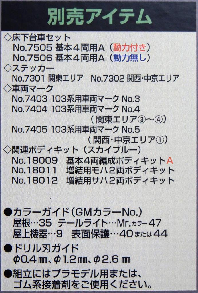 Greenmax N Gauge JNR 103 Series Air Sky Basic Body Kit B 18010 Model Train (JR) Low-Frequency, Non-Unit Windows, Conditioning, Blue, 4-Car