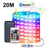 RGBIC USB 5V LED Sting Light Bluetooth Music APP WS2812 Programmable DIY Fairy Lights Birthday Party Garland Christmas Decor