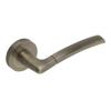 DH96 Door Handle, Adular, Basic Line, Round Plate, Antique Gold