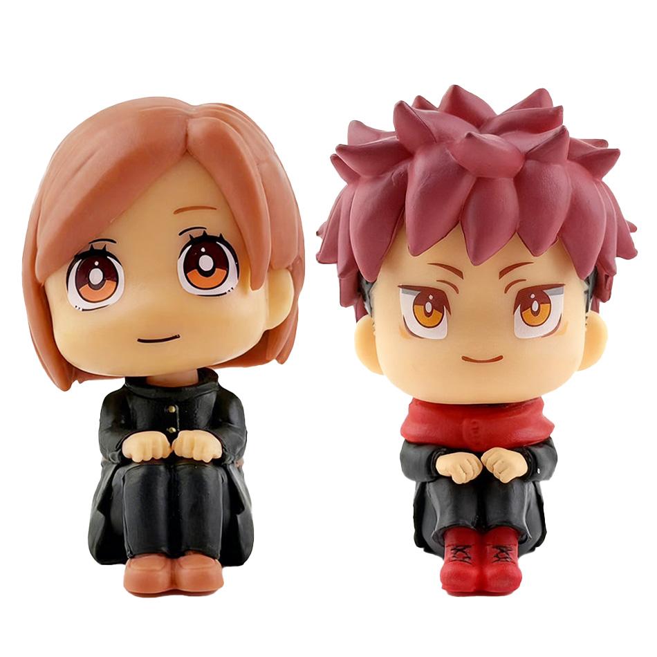 7-9CM Jujutsu Kaisen Cute Yuji Itadori Gojo Satoru Q Ver. PVC Action Figures Anime Figure Model Toys Collection Doll Gift