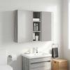 Bathroom Wall Cabinet Grey Sonoma 20 x 16 x 62.5 cm