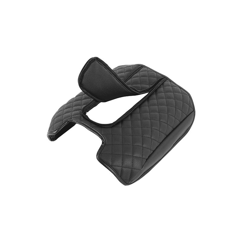 

Кожаный защитный чехол для подлокотника, антицарапающий коврик, декоративный чехол для Chevy Silverado/GMC-SIERRA/Suburban 2014-2017, аксессуары для салона автомобиля чёрный