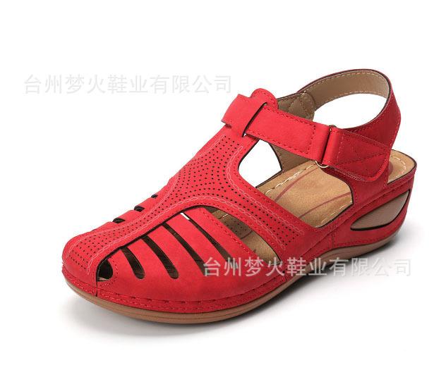 Summer retro women s sandals car line hole shoes sandals women s factory 35 красный 2566₽