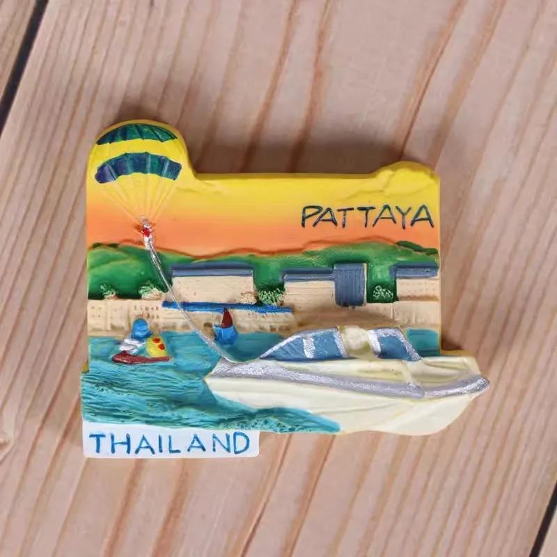 Singapur Reise Souvenirs Merlion Kühlschrankaufkleber Thailand Malaysia Kuala Lumpur Kühlschrankmagnete Wohnkultur Hochzeitsgeschenke