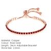ZHOUYANG Tennis Bracelet For Women 4 4 Claws Mosaic Cubic Zirconia Silver Jewelry Gift H095