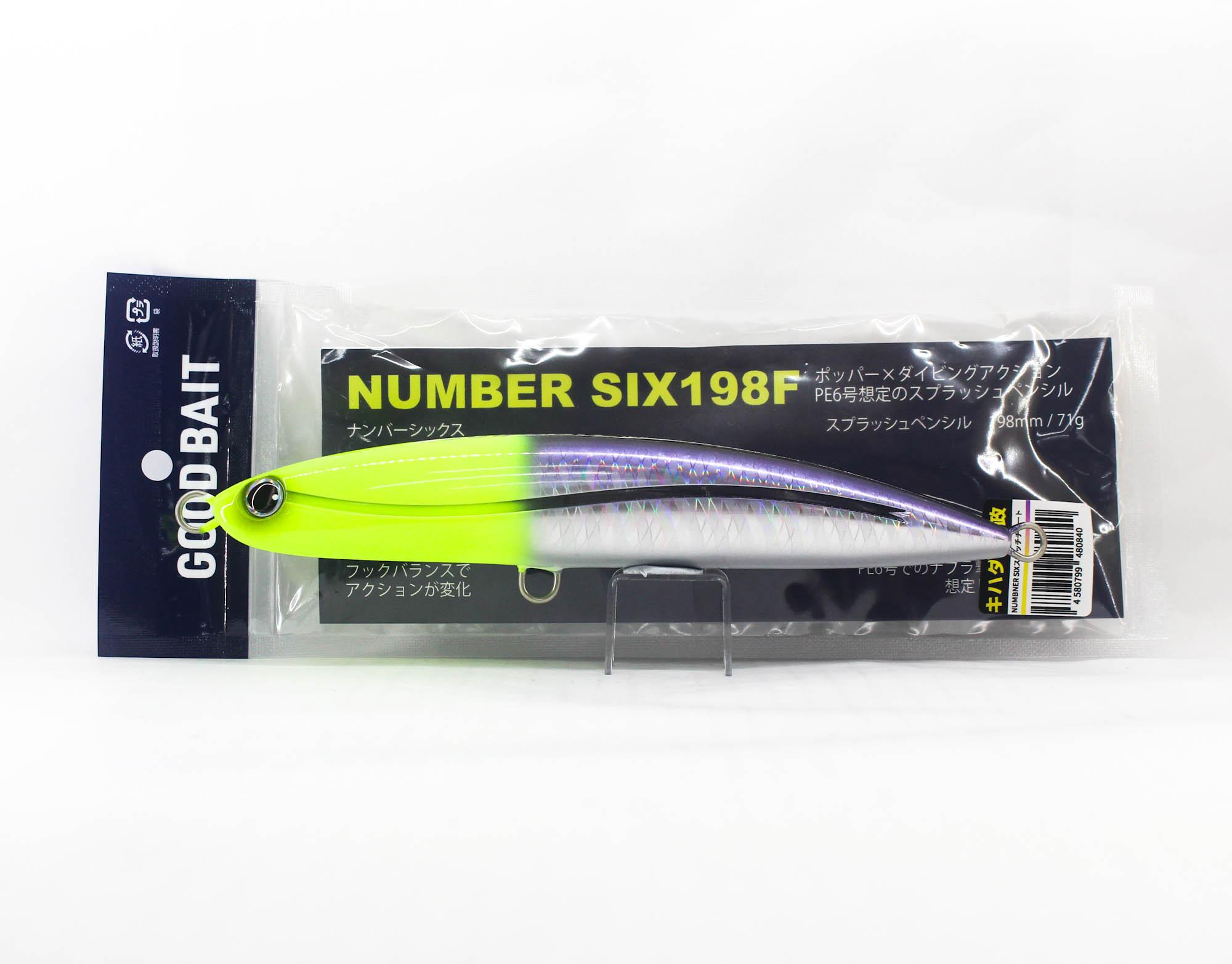 Good Bait Number Six 198F 198mm 71 grams Floating Lure Switch Chart (0840)