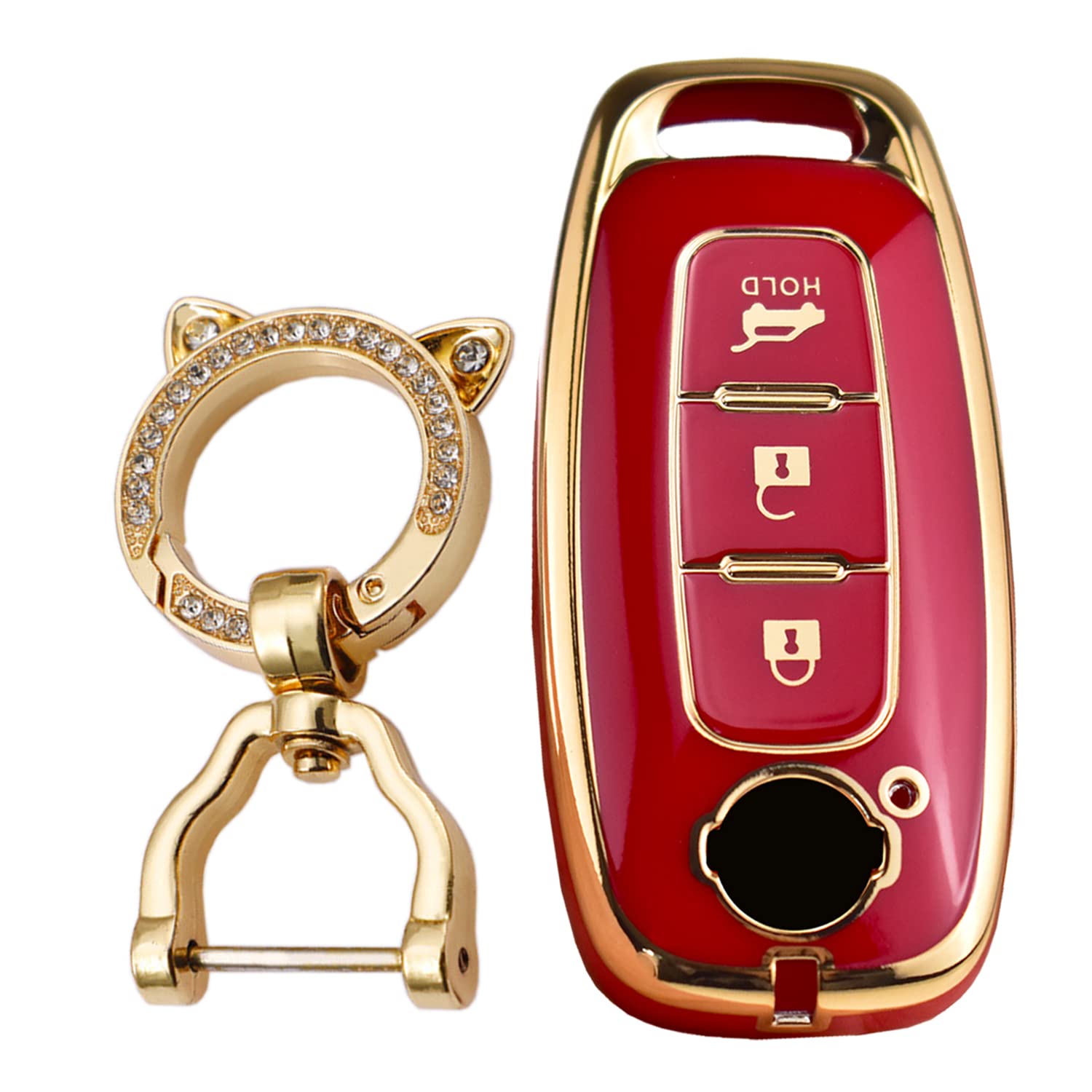 

[KUNIO] Nissan Exclusive Key Holder, Genuine TPU, NISSAN Sakura B6, Aria B9, New X-Trail красный