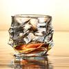 280ml/310ml/320ml Wine Cups Glass Ice Cracked Glasses Iceberg Whiskey Cup Spirits Glass Water Cup Creative Beer Glass Drinkware