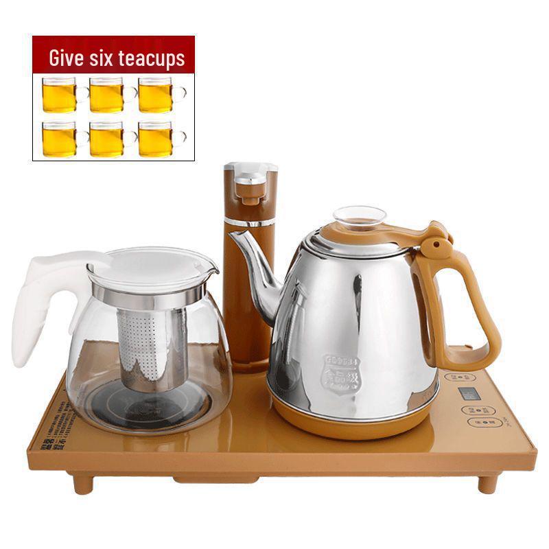 Automatic Electric Kettle & Tea Set: Boil Water, Make Tea, Integrated Pump & Heat Preservation