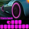 4/20PCS Luminous Car Tire Valve Cap Fluorescent Night Glowing Decor Motorcycle Bike Wheel Nozzle Dustproof Tyre Valve Stem Caps Stem Caps1