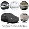 Copertura Auto S-XXL Berlina Coperture Complete con Striscia Riflettente Protezione Solare Antipolvere&Impermeabile Resistente ai Graffi UV Universale