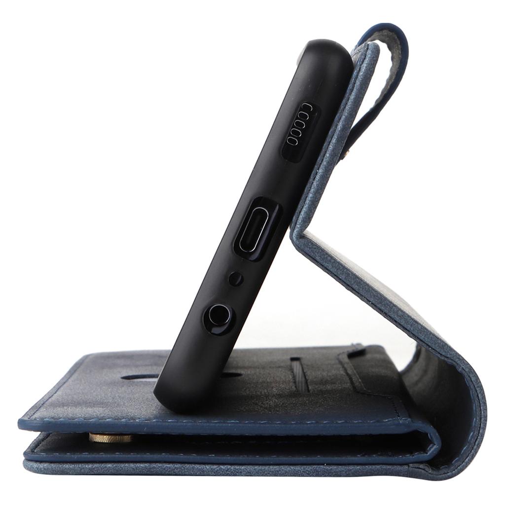 For Samsung Galaxy A55 5G Zipper Wallet Case Rivet Decor Leather Flip Phone Cover